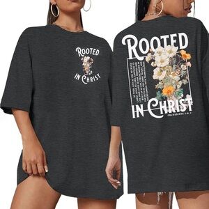 Rooted in Christ Gray T-Shirt